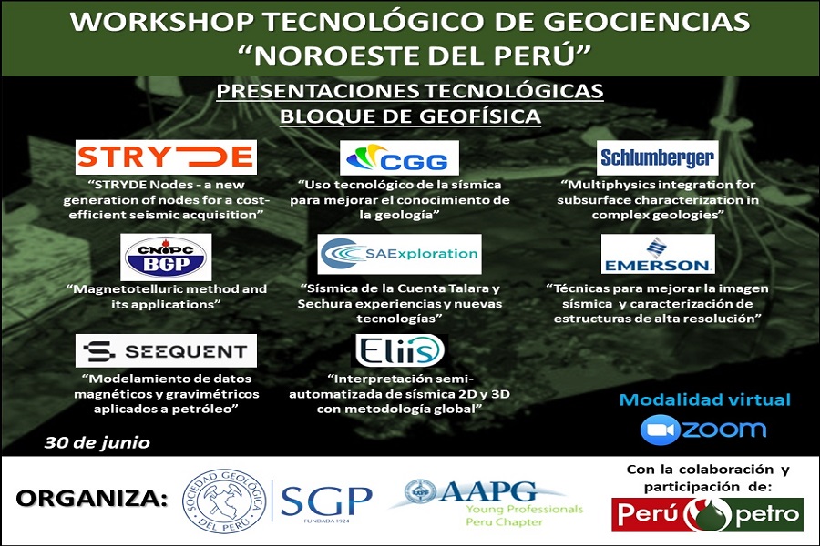 WORKSHOP TECNOLÓGICO DE GEOCIENCIAS 