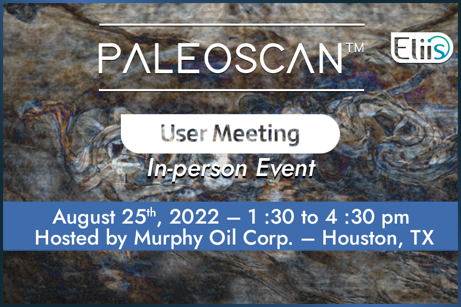  PaleoScan™ User Meeting