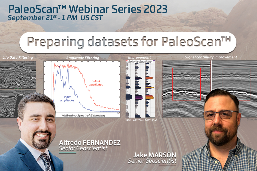 Preparing datasets for PaleoScan™