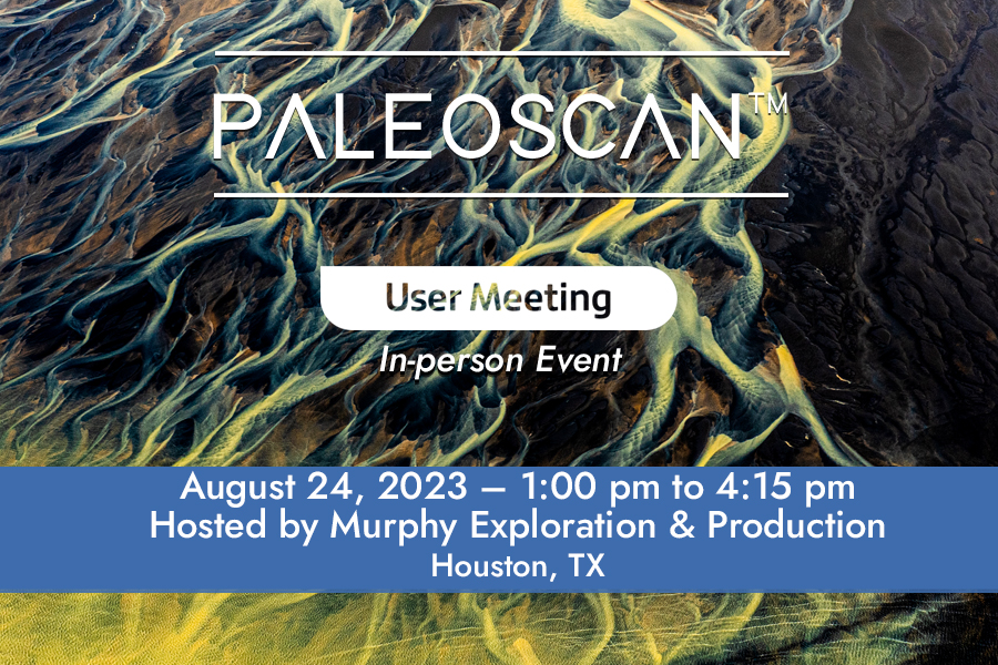 North America PaleoScan™ User Group Meeting