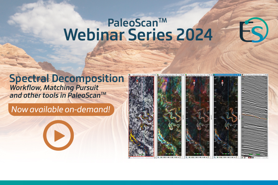 Spectral Decomposition: Workflow, Matching Pursuit and other tools in PaleoScan™