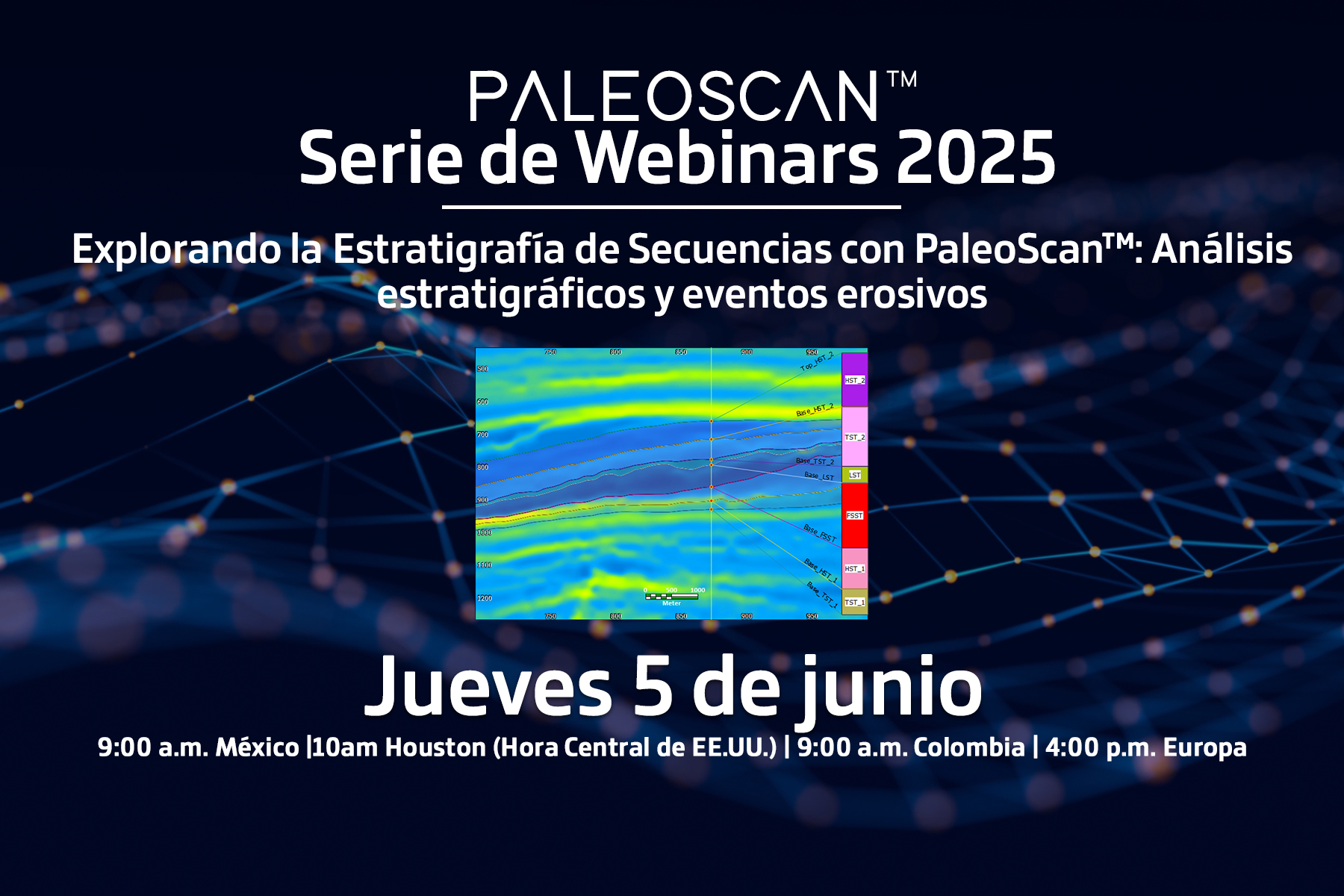 Explorando la Estratigrafía de Secuencias con PaleoScan™: Análisis estratigráficos y eventos erosivos